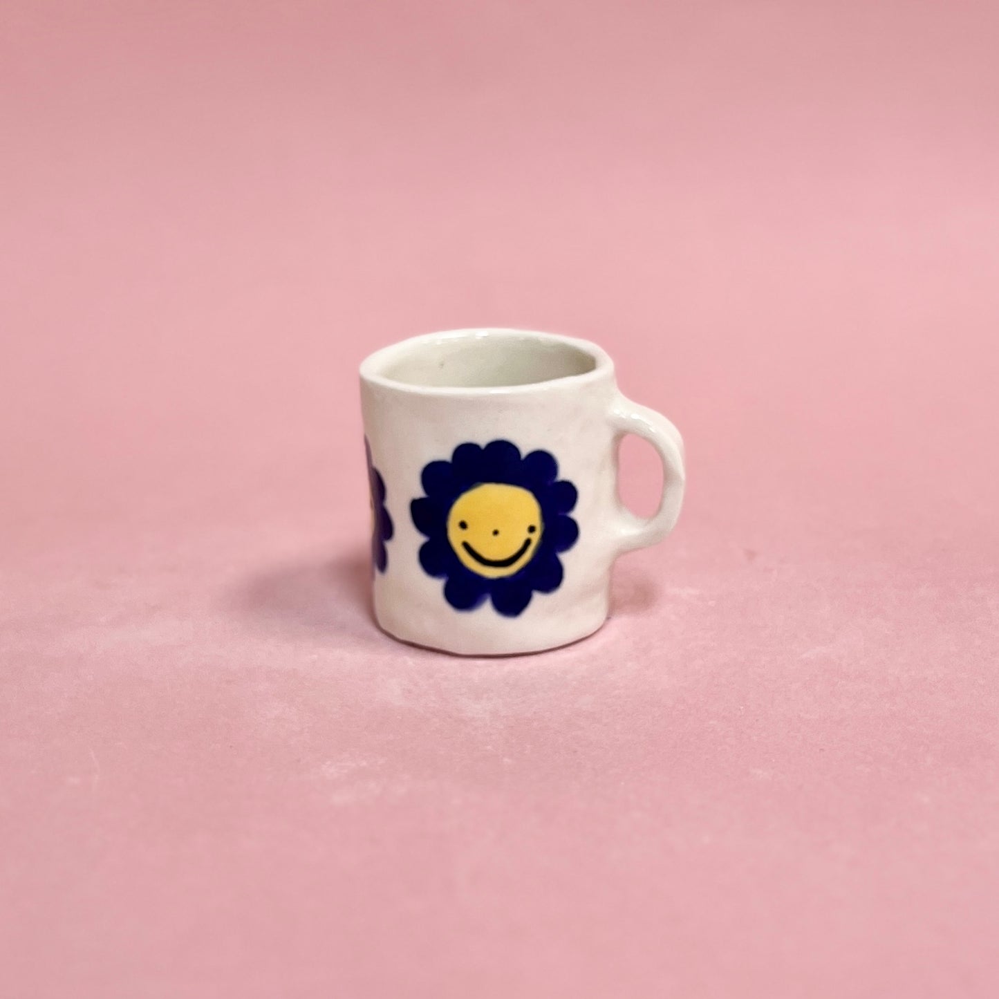 Happy Flower Porcelain Mini Mug
