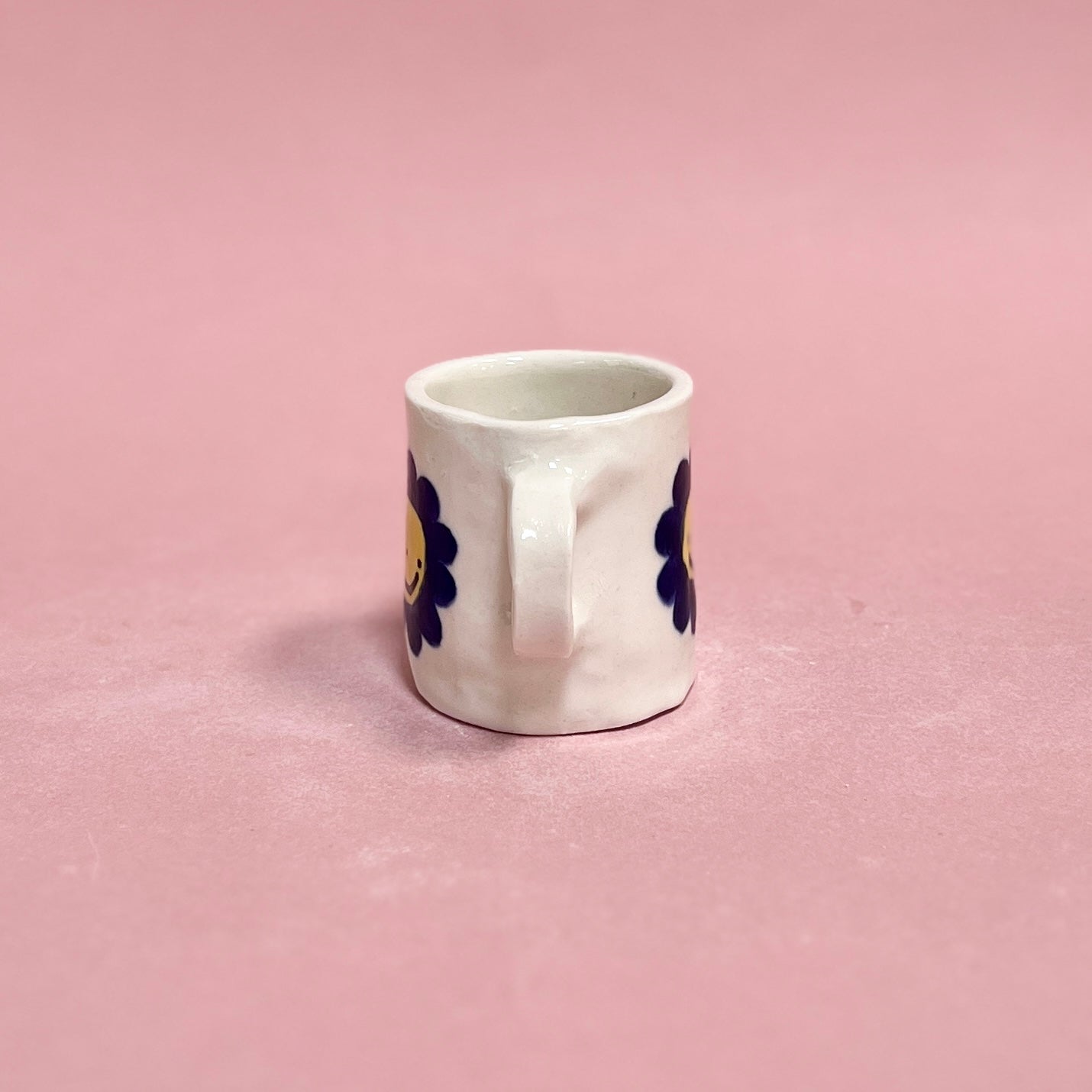 Happy Flower Porcelain Mini Mug