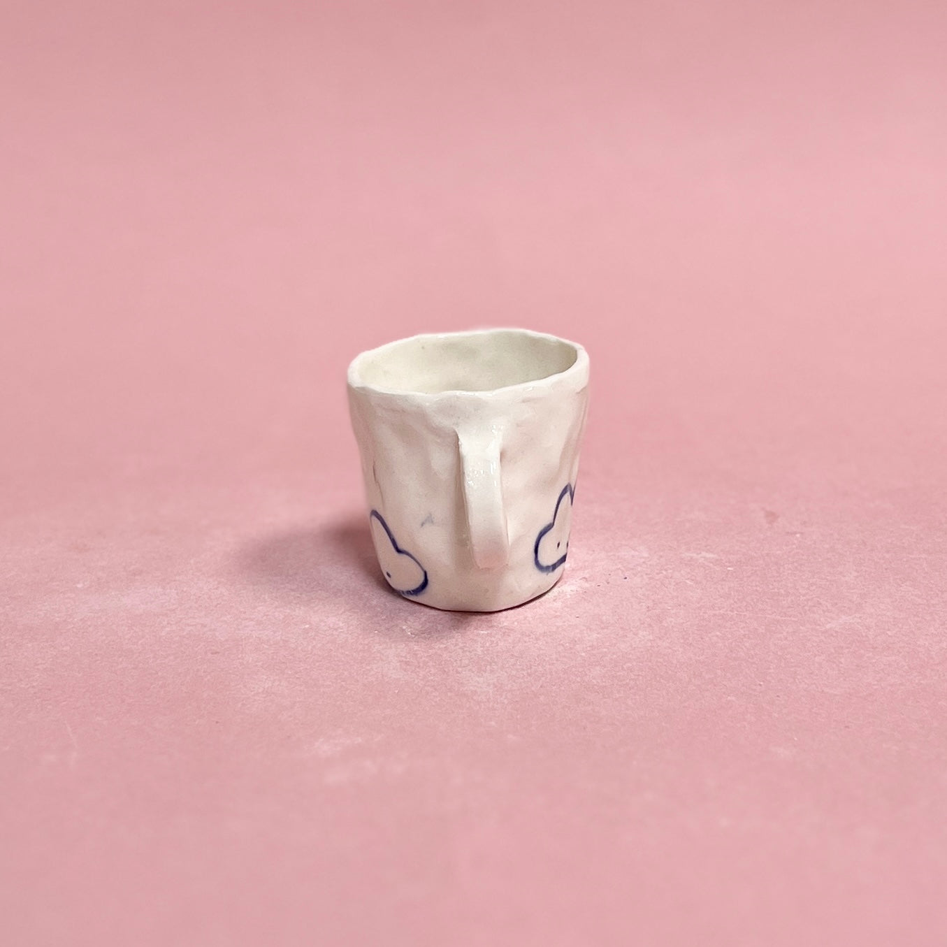 "Clouds Forever" Porcelain Mini Mug (SAMPLE)