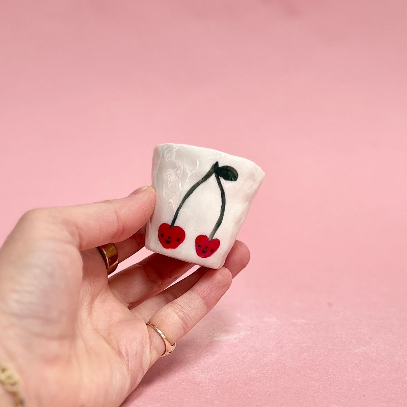 Cherry Porcelain Espresso Cup