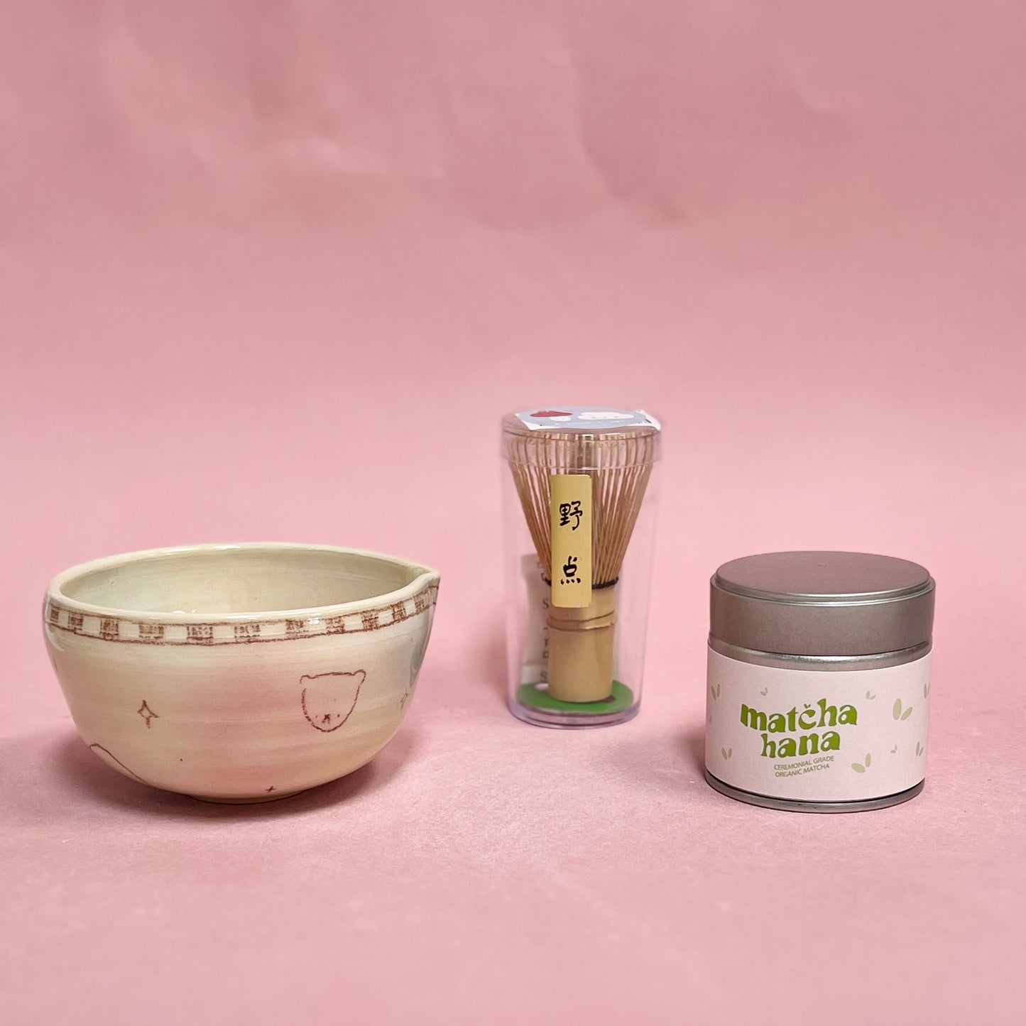 Bubblegum Checkerboard Matcha Bowl