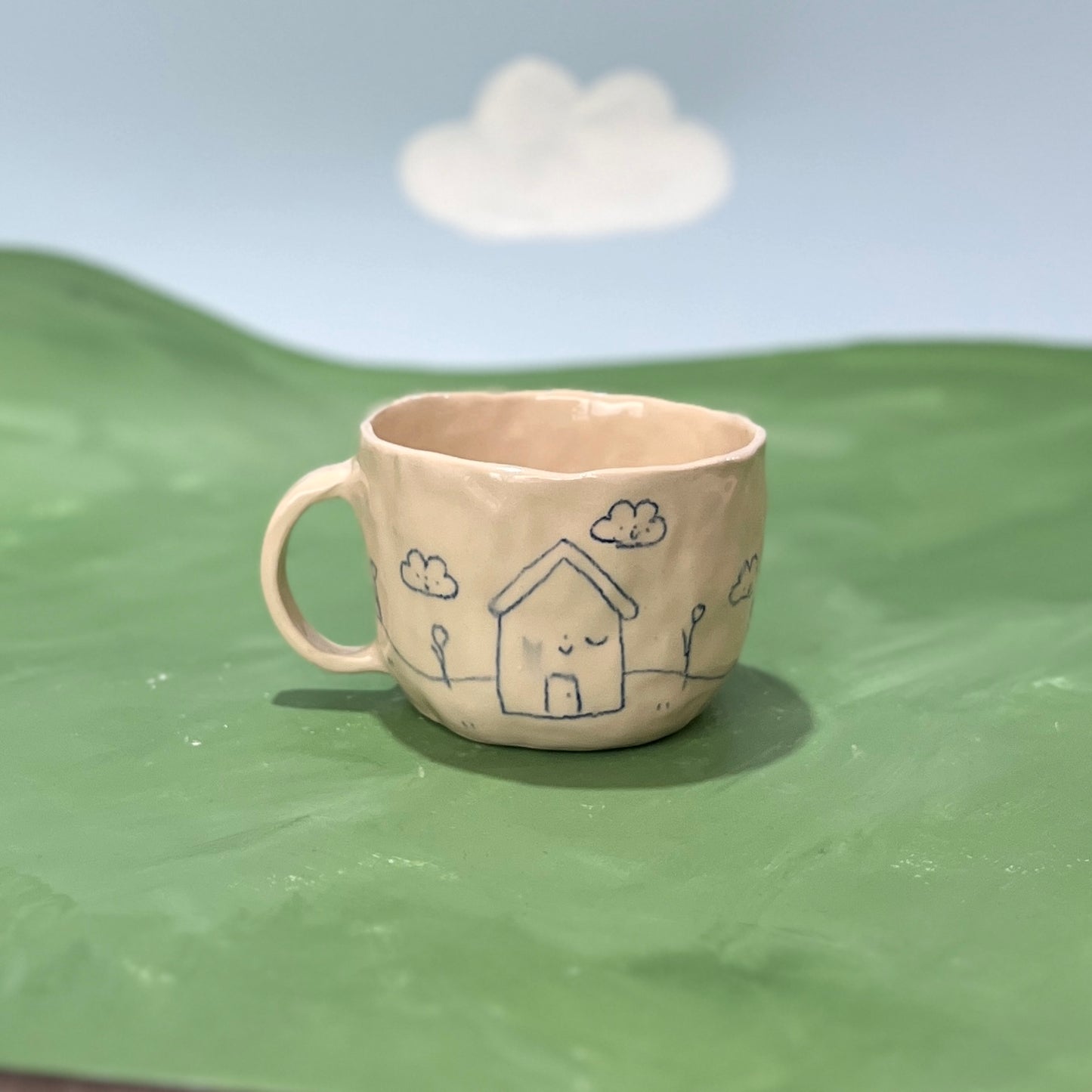 Home Sweet Home Scribble Mug (seconds)