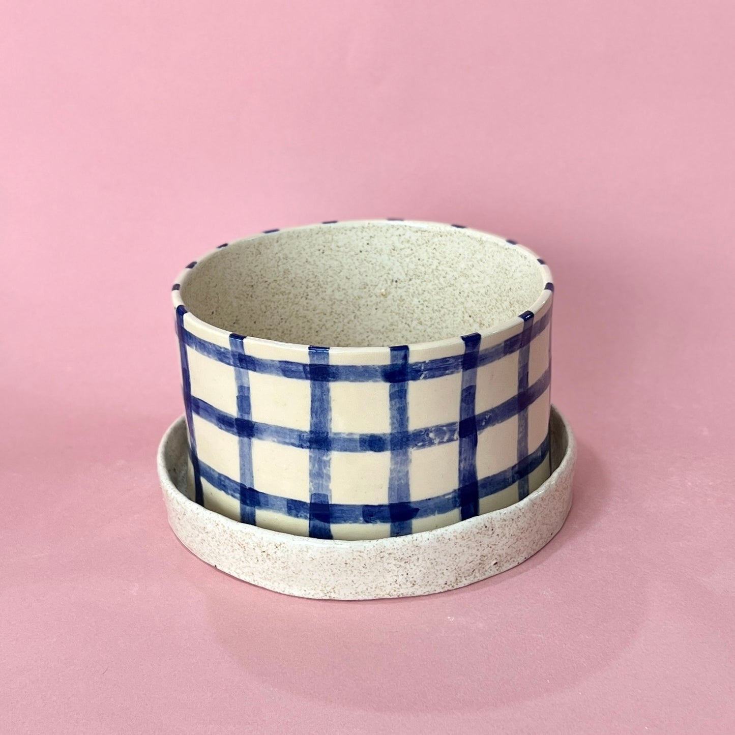 Big Gingham Planter