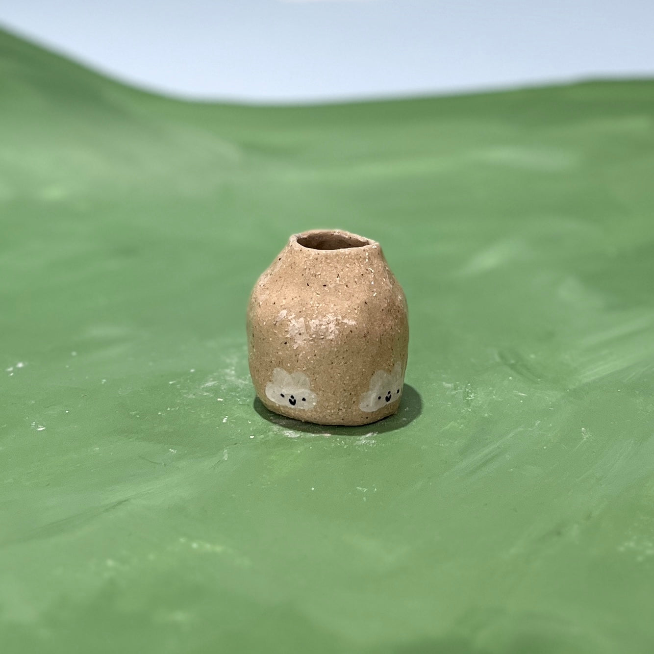 Cloudy Tiny Bud Vase
