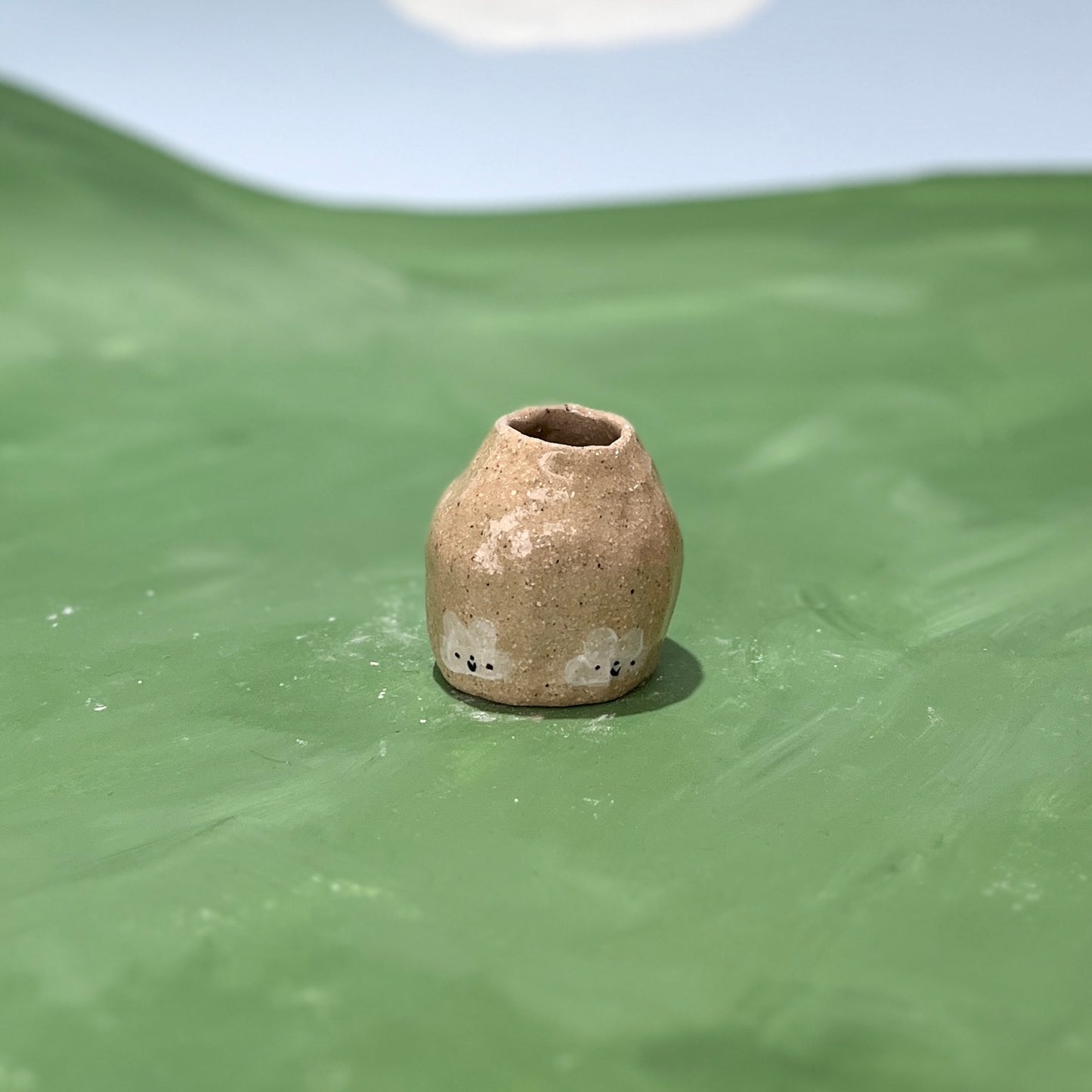 Cloudy Tiny Bud Vase