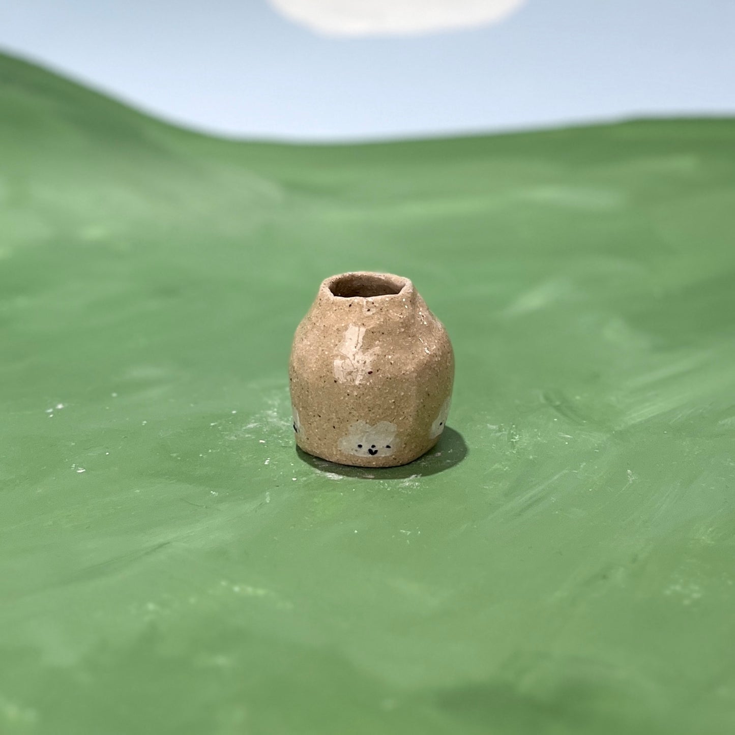 Cloudy Tiny Bud Vase