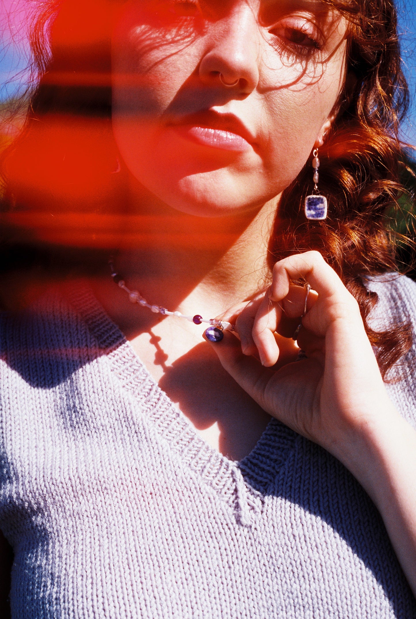 Cloudy Night Earrings