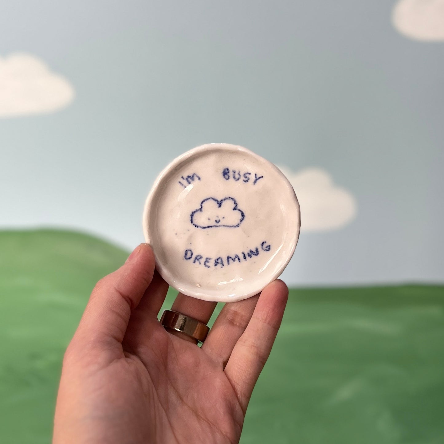 "Busy Dreaming" Trinket Dishes