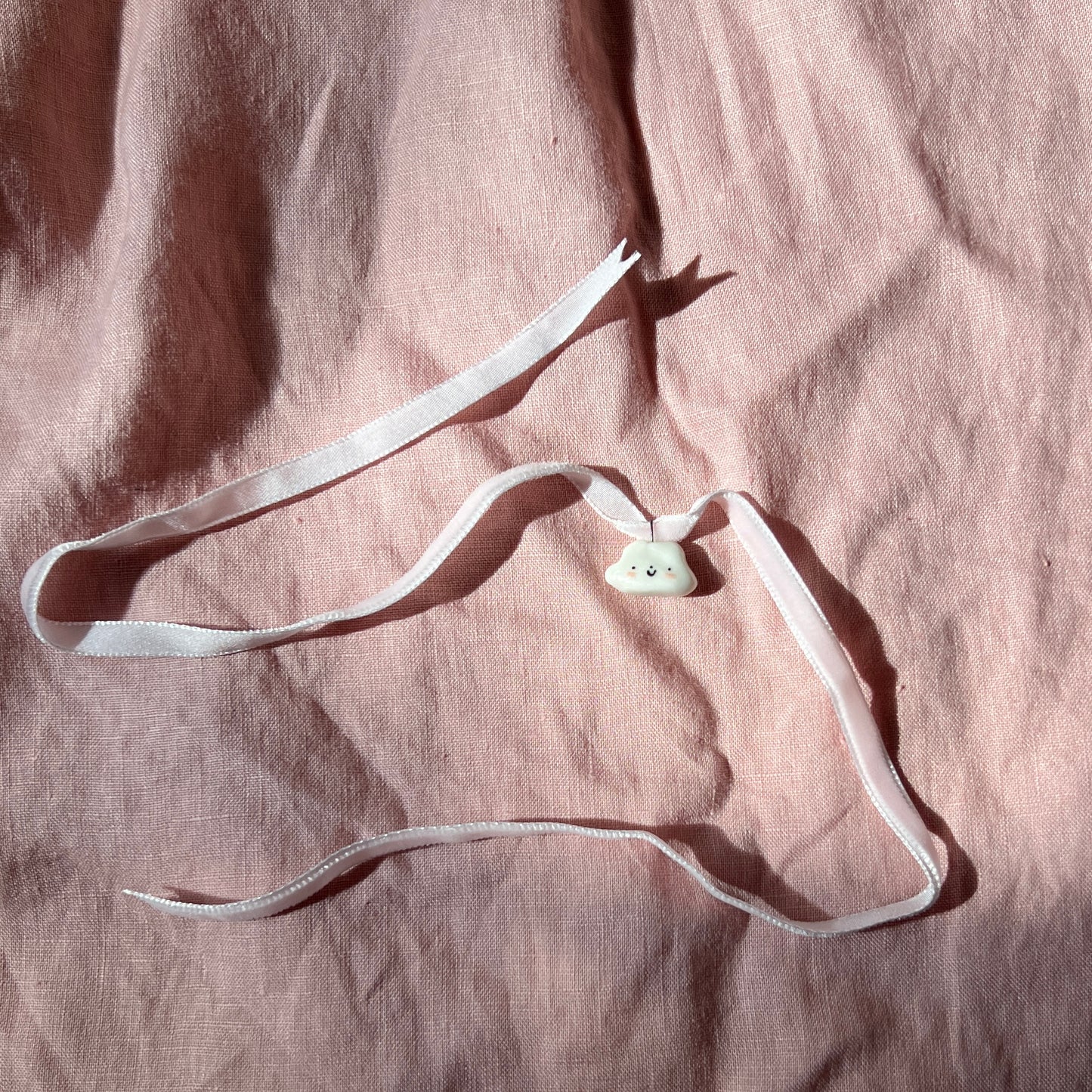 Cloud Velvet Ribbon Necklace