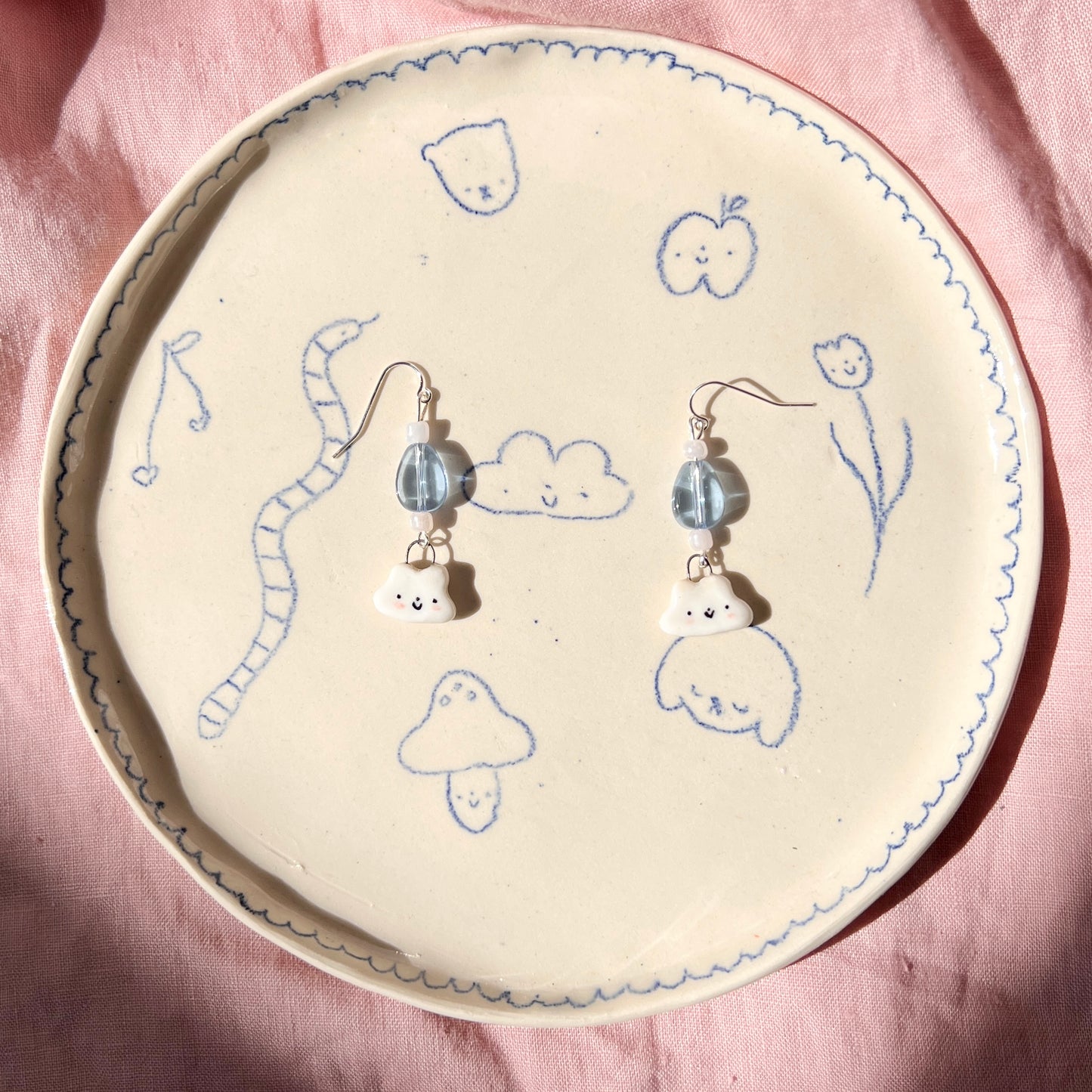 Raindrop Cloud Earrings