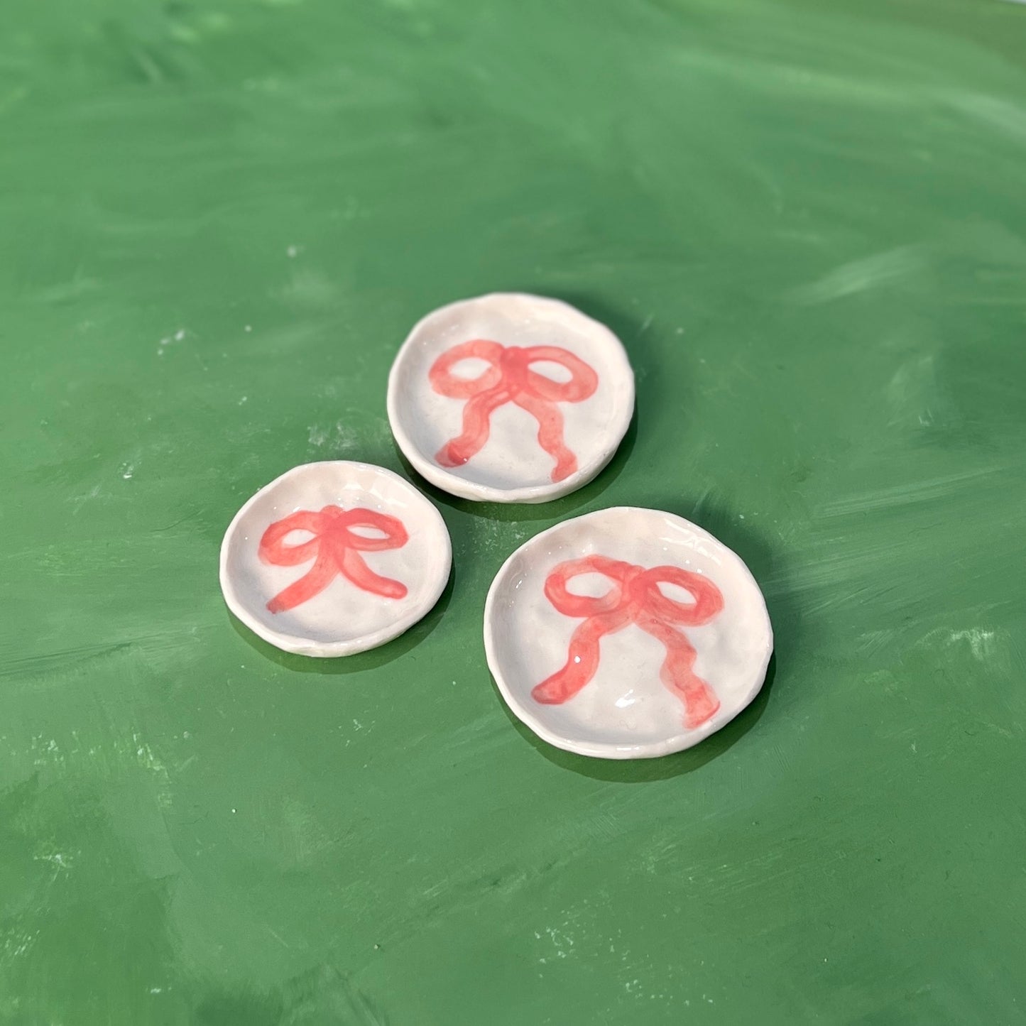 Pink Ribbon Trinket Dish