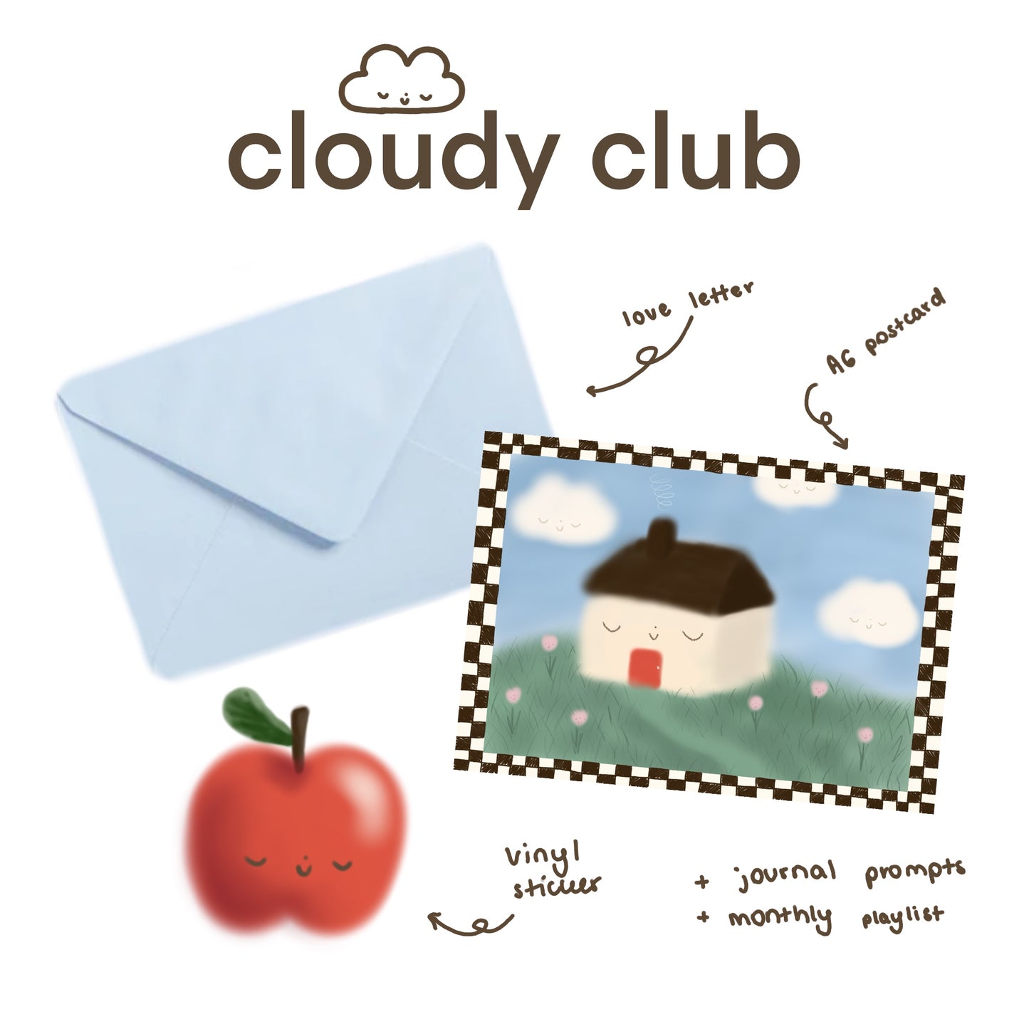 Cloudy Club - a monthly snail mail club