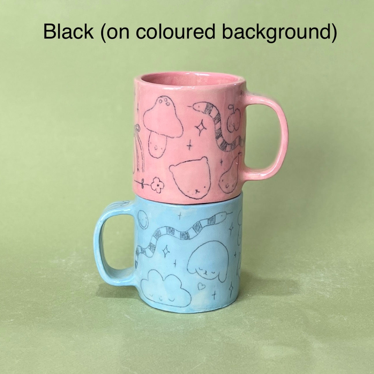 PRE-ORDER CUSTOM Scribble Pinch Mug