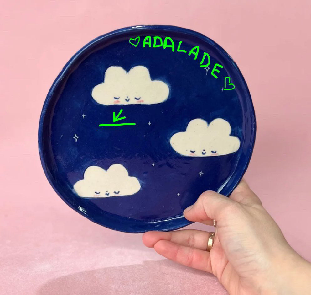 Custom cloud plate