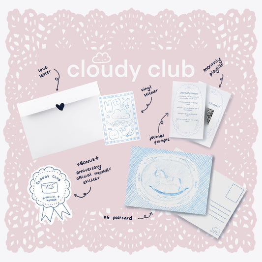 Cloudy Club - a monthly snail mail club