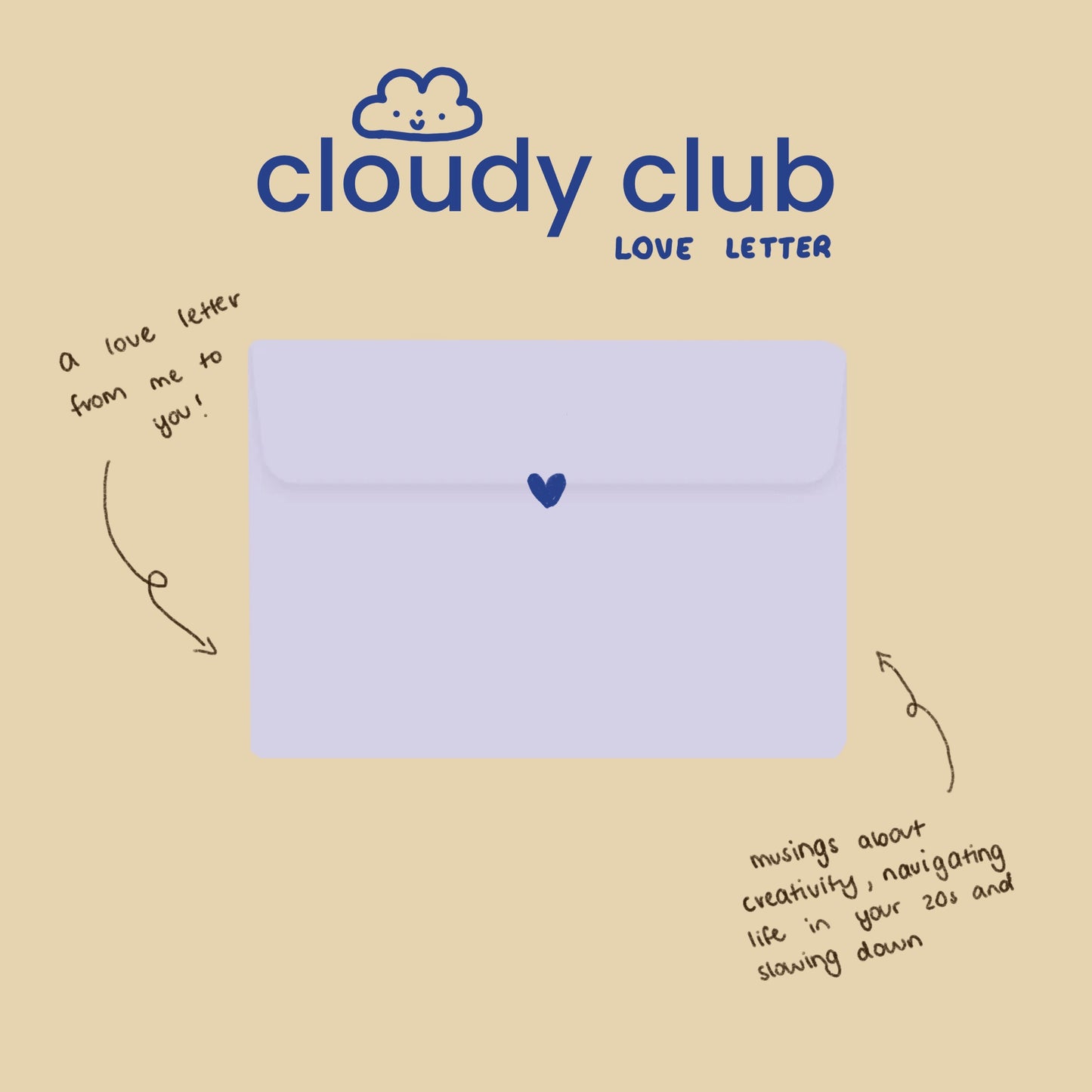 Cloudy Club: Love Letter 💌 a monthly snail mail club