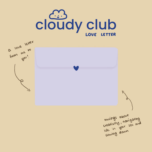 Cloudy Club: Love Letter 💌 a monthly snail mail club