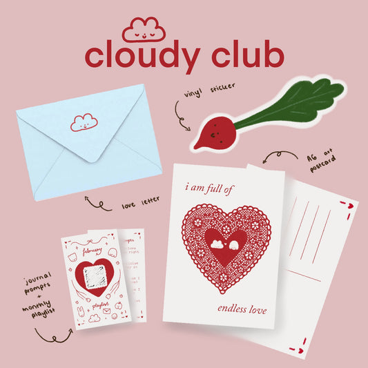 Cloudy Club - a monthly snail mail club