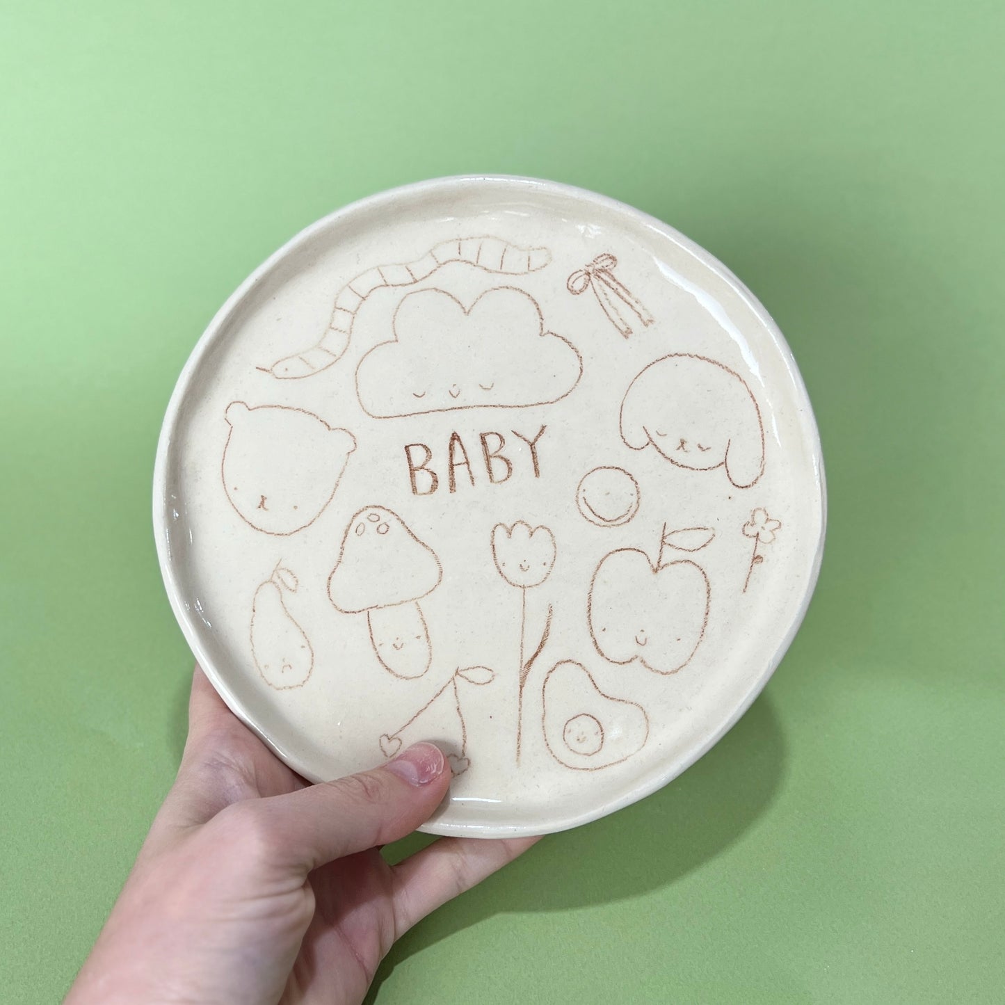 Baby" Scribble Plate