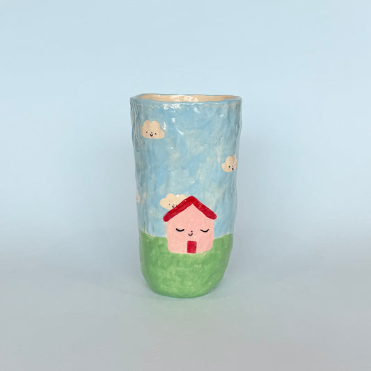 Home Sweet Home Tall Vase