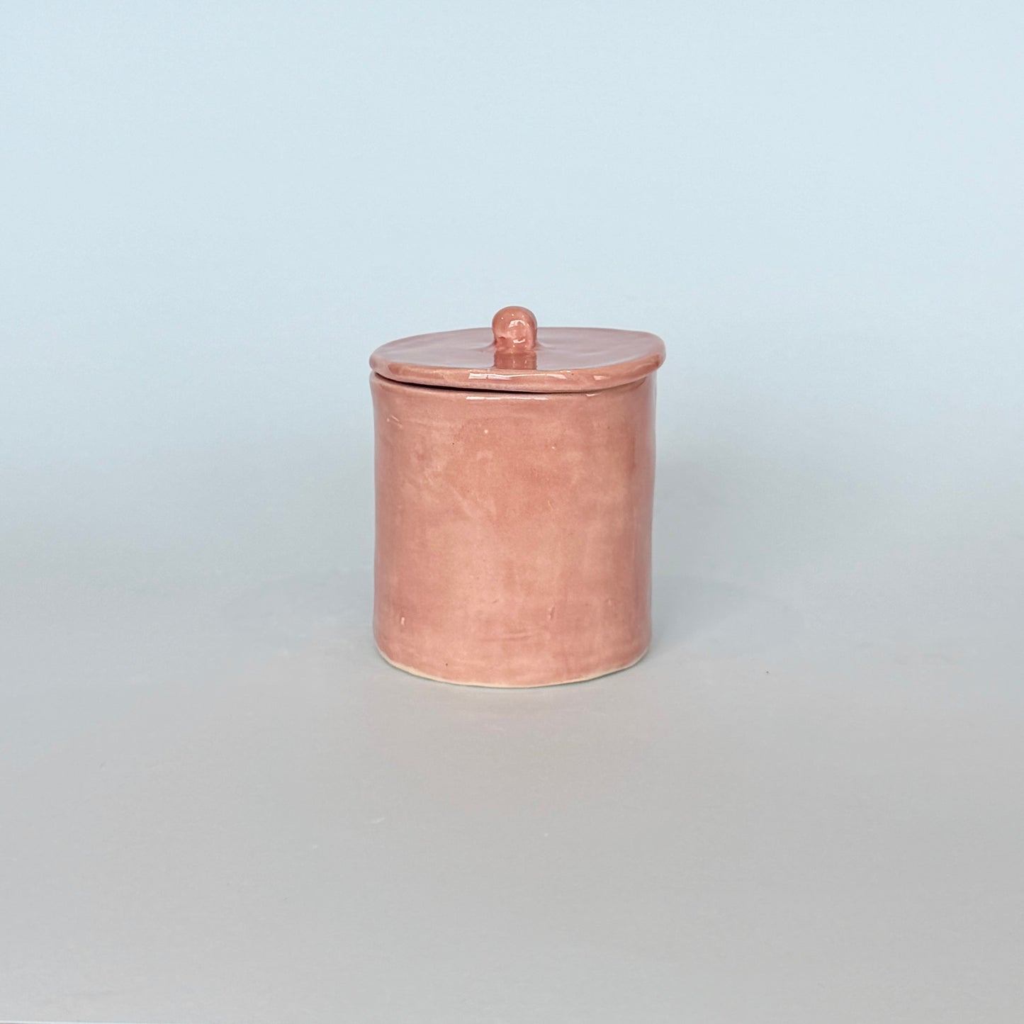 Dusty Rose Puppy Jar