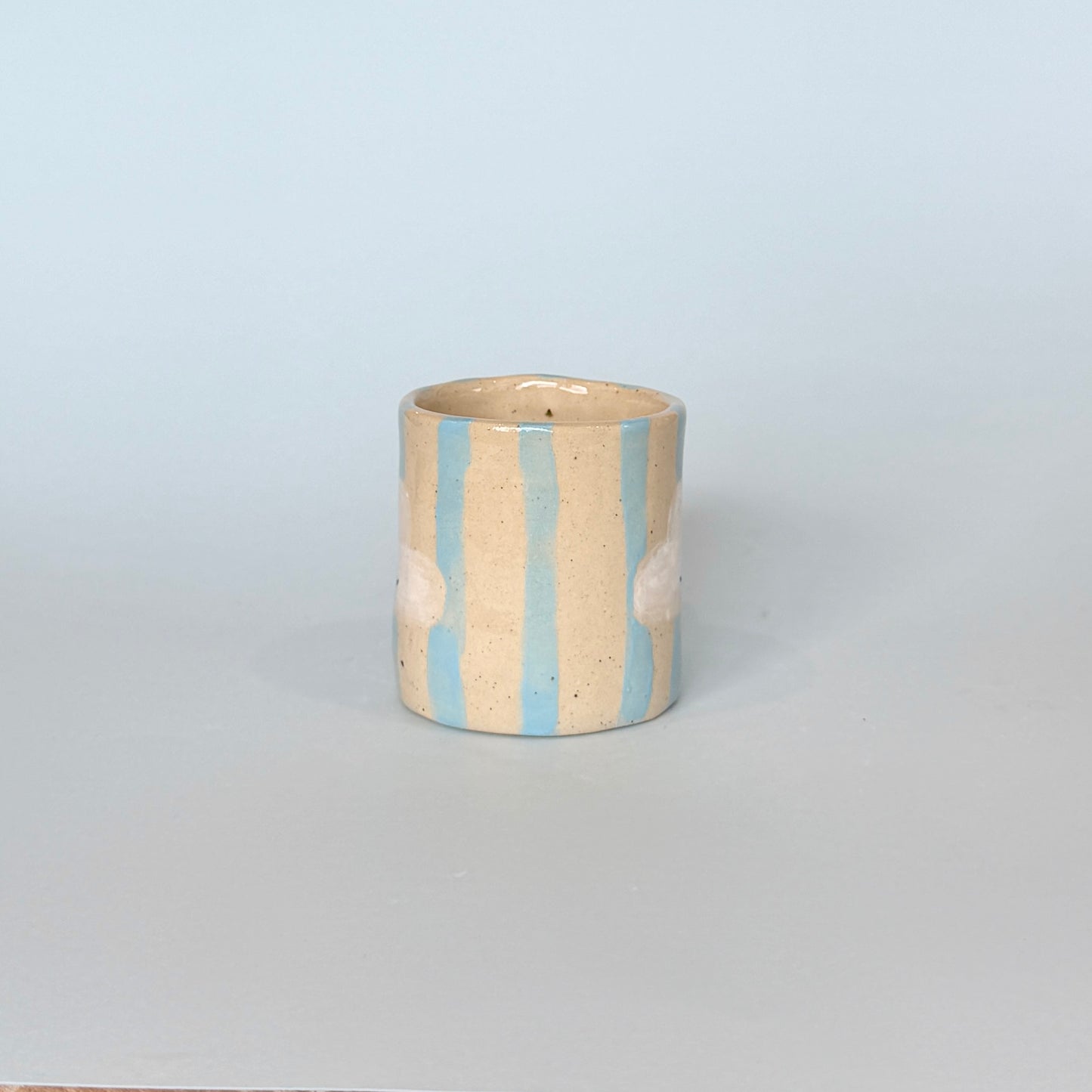 Blue Stripe Cloudy Mug