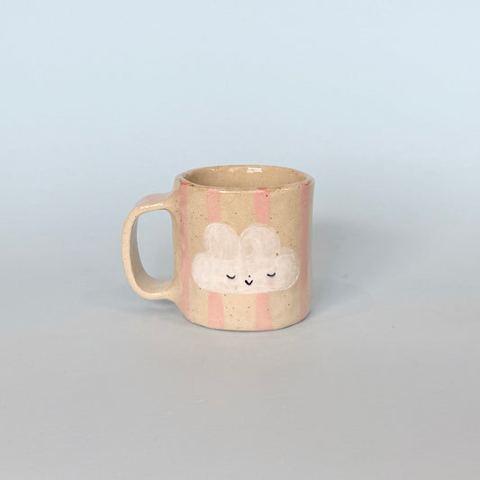 Pink Stripe Cloudy Mug
