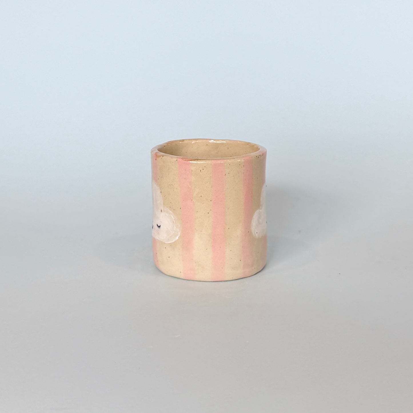 Pink Stripe Cloudy Mug