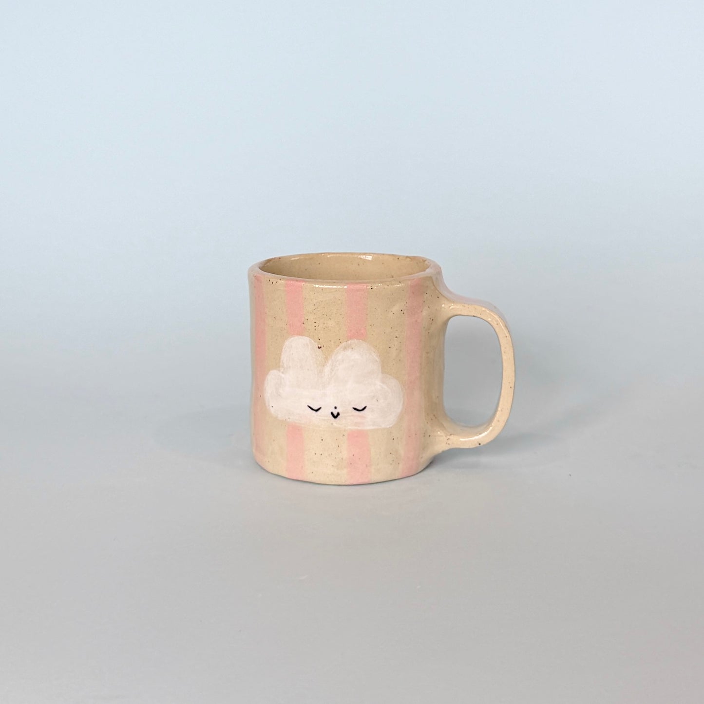 Pink Stripe Cloudy Mug
