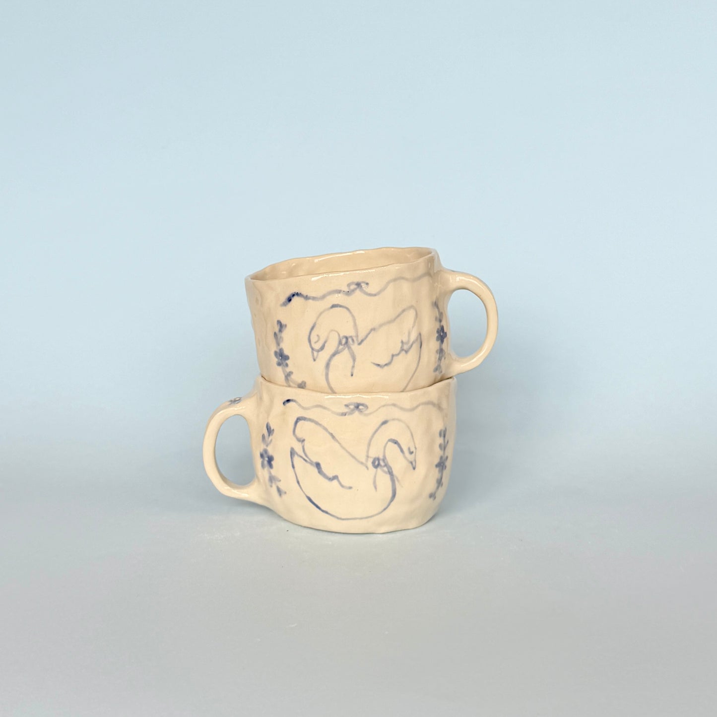 Swans in Love Mugs