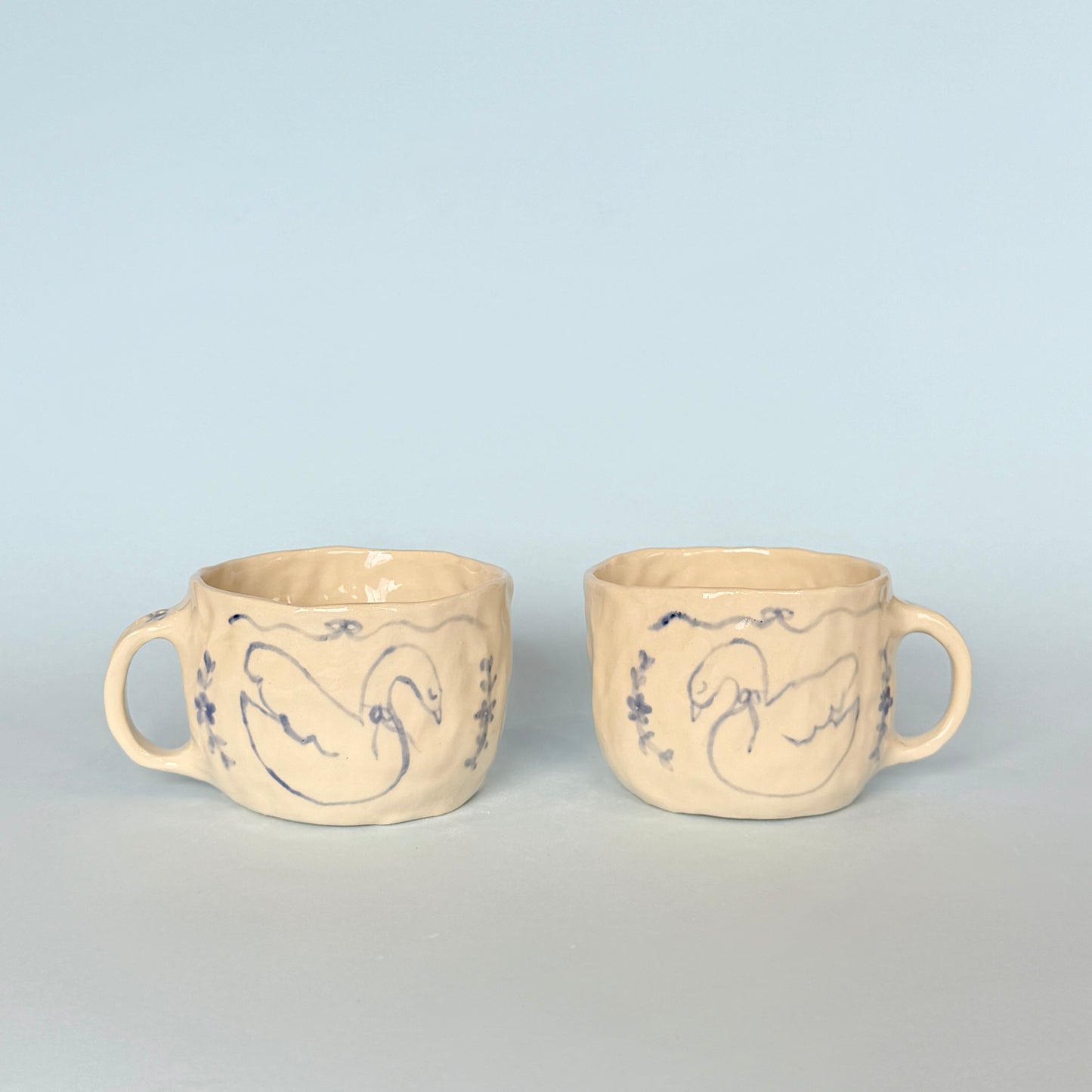 Swans in Love Mugs