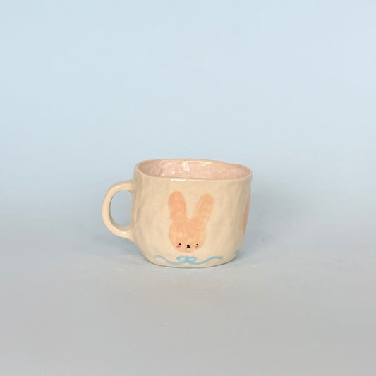 Bow Babies Mug - Baby Blue Bows