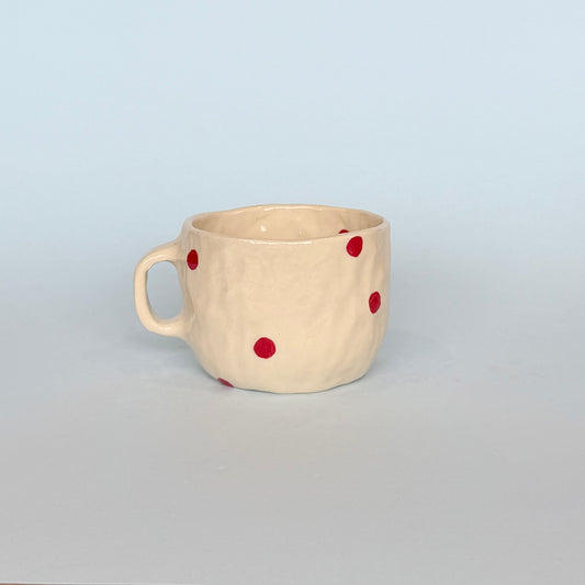Red Spotty Mug