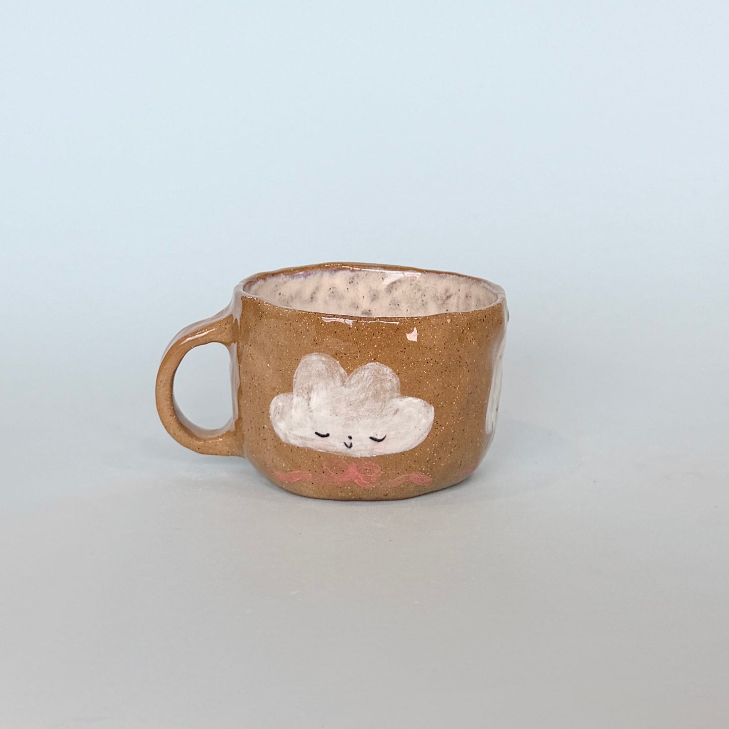 Brown Speckle Bow and Babies Mug