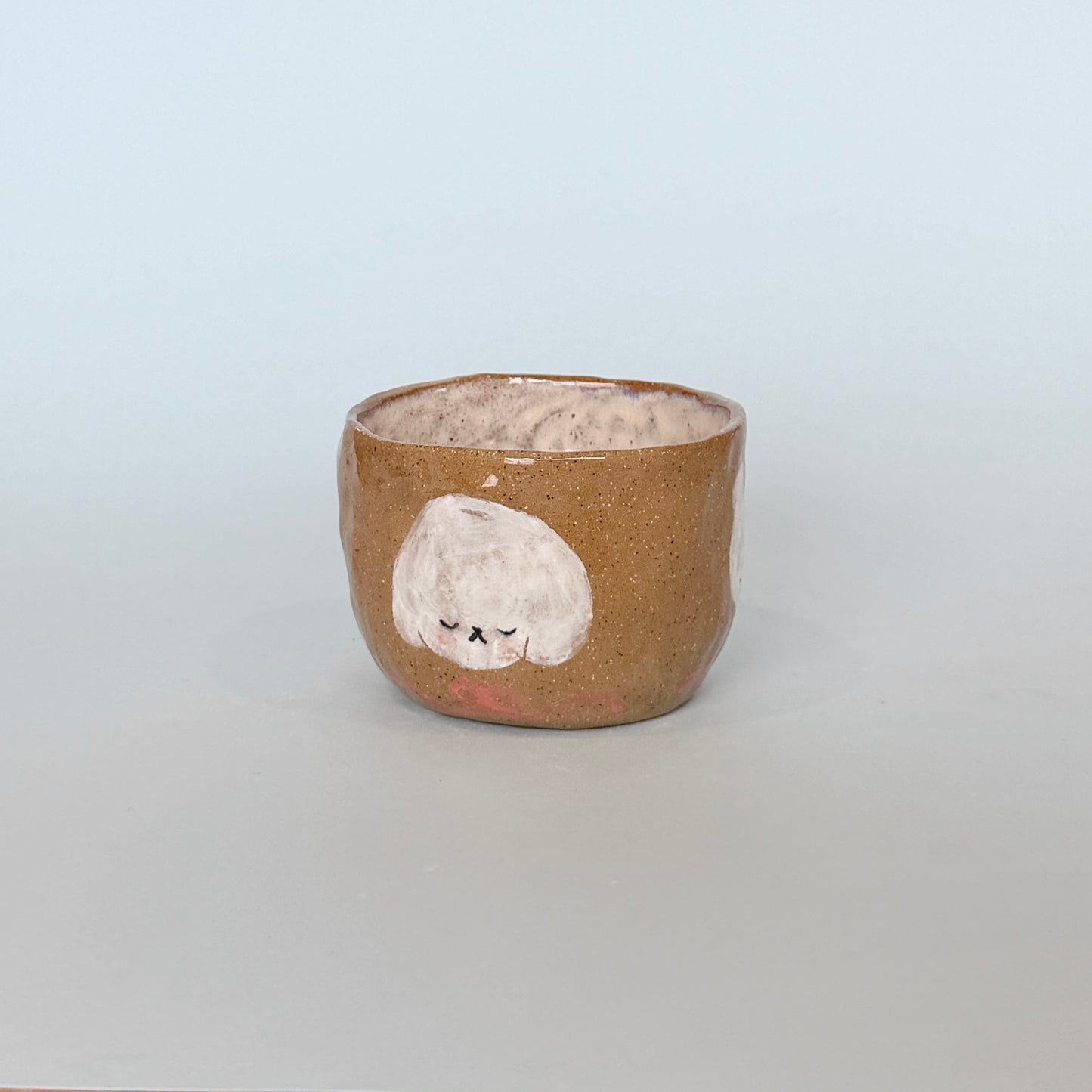 Brown Speckle Bow and Babies Mug