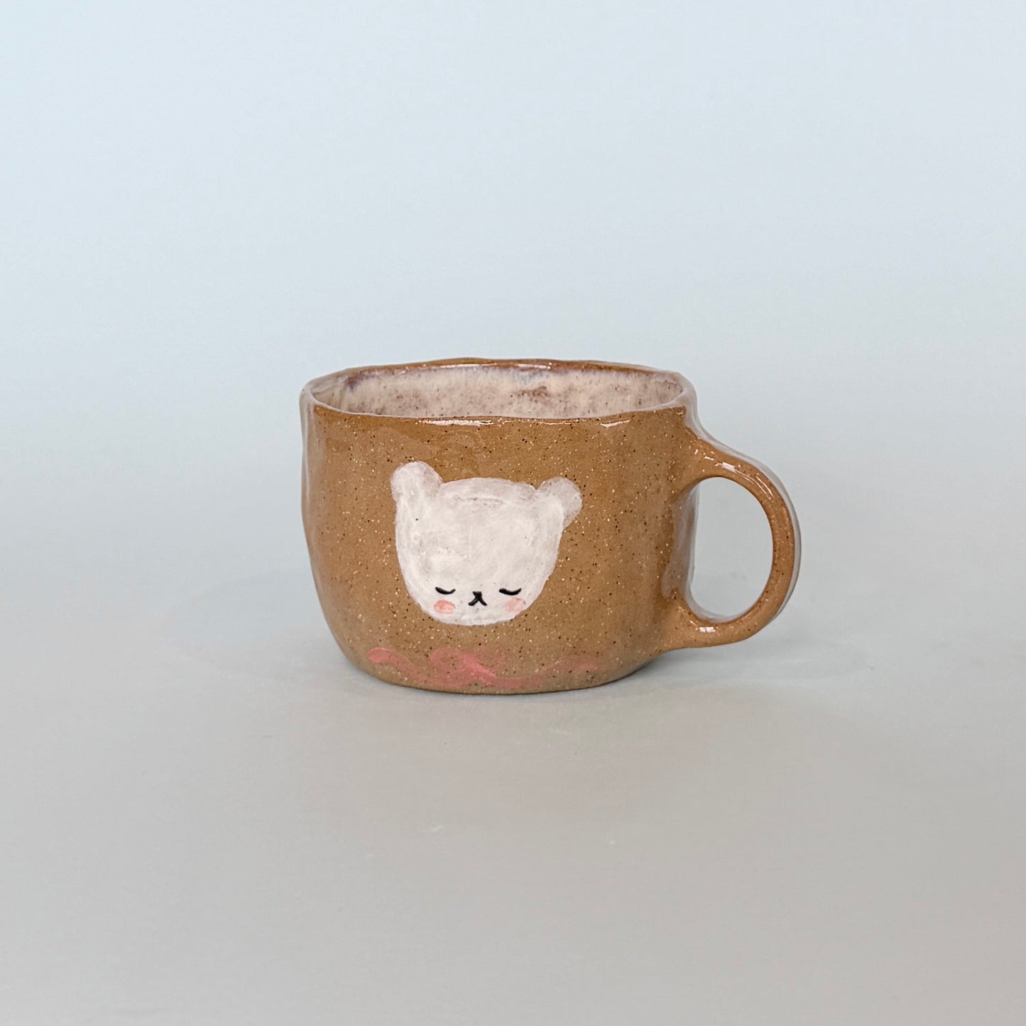 Brown Speckle Bow and Babies Mug