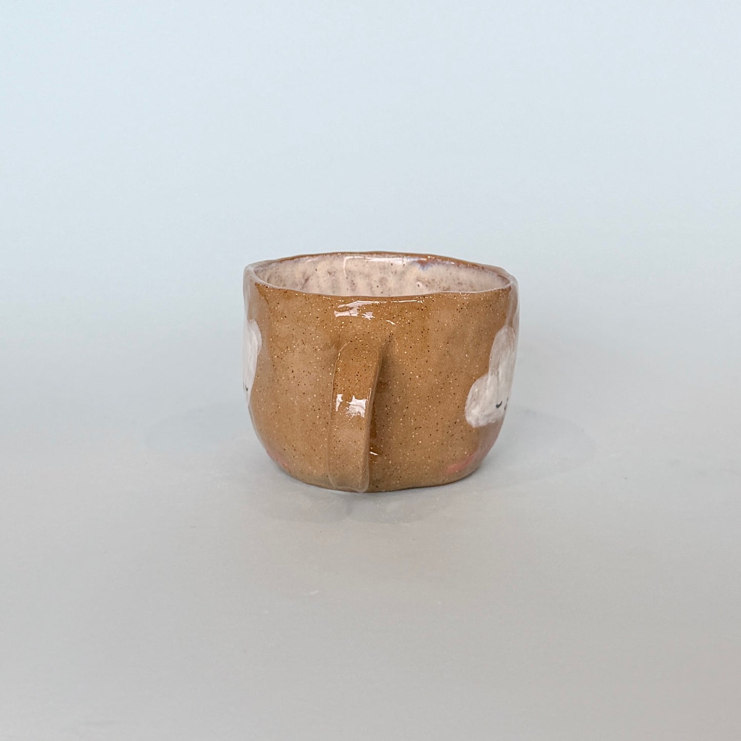 Brown Speckle Bow and Babies Mug