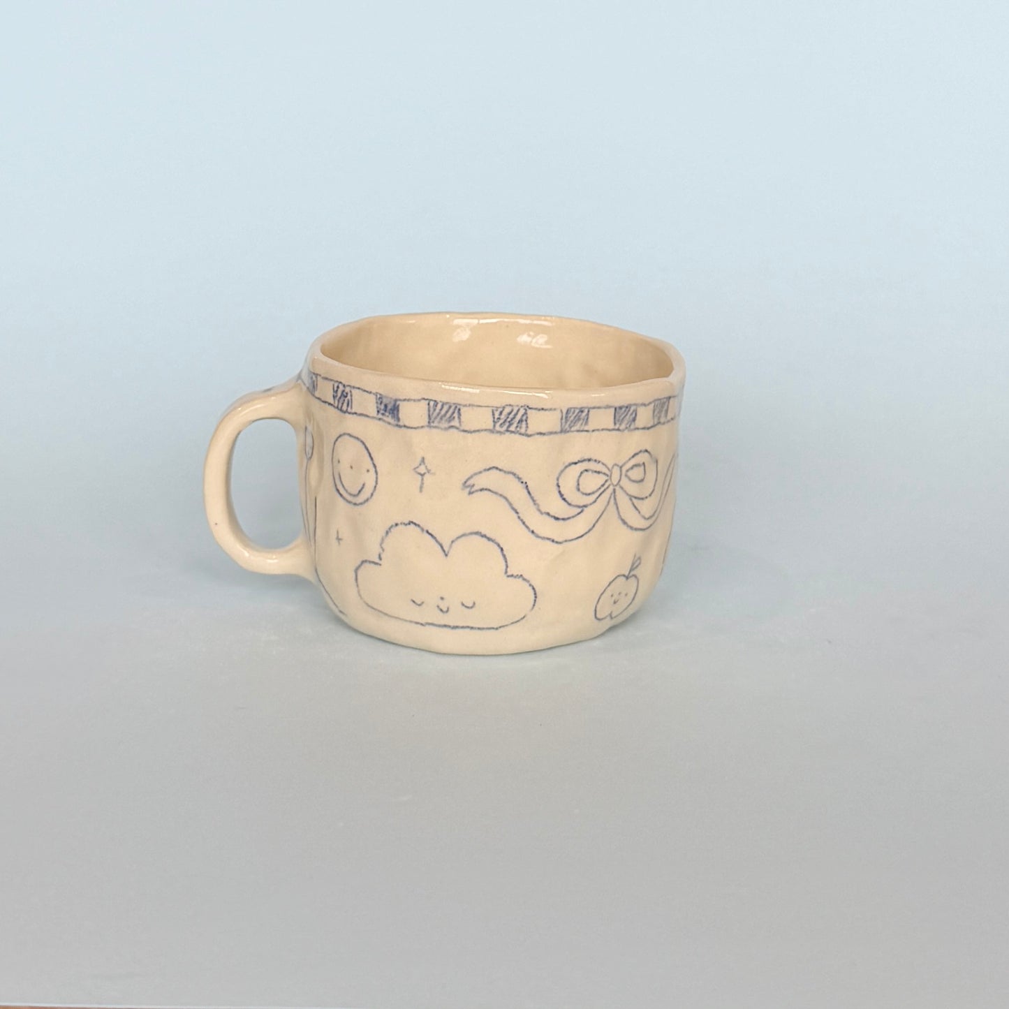 Checkerboard Scribble Mug