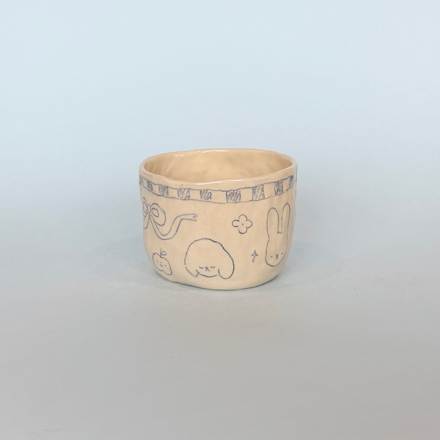 Checkerboard Scribble Mug