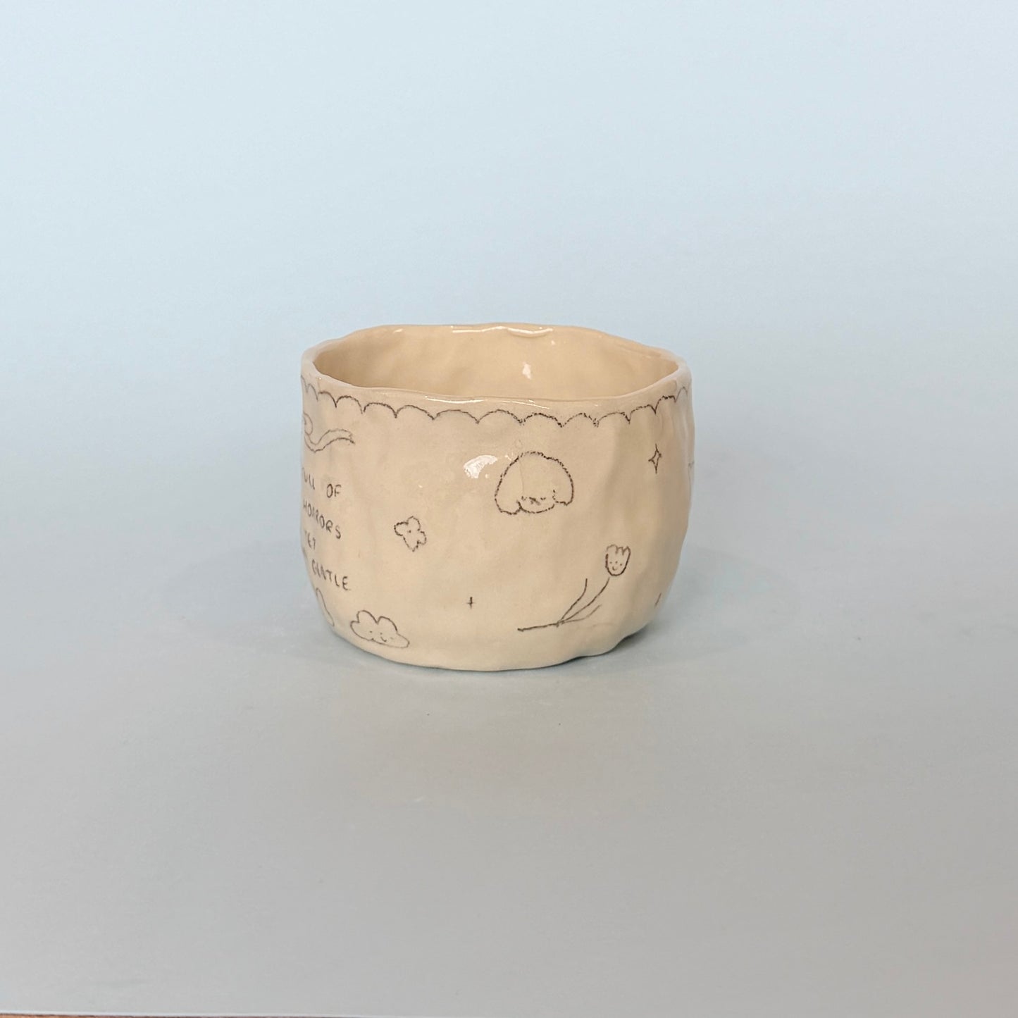 "Yet I am Gentle" Scribble Mug