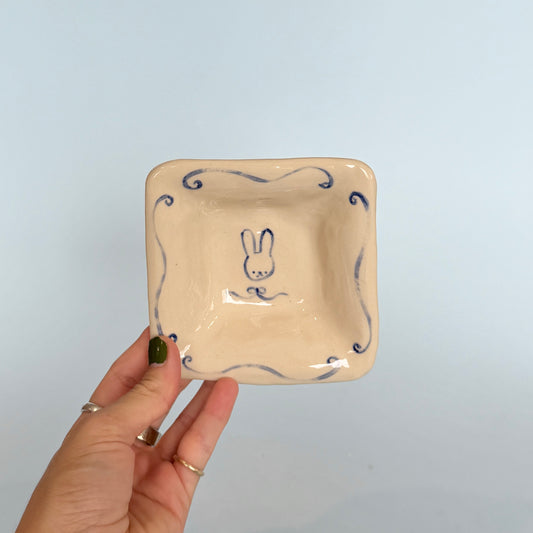 Square Bunny Dish