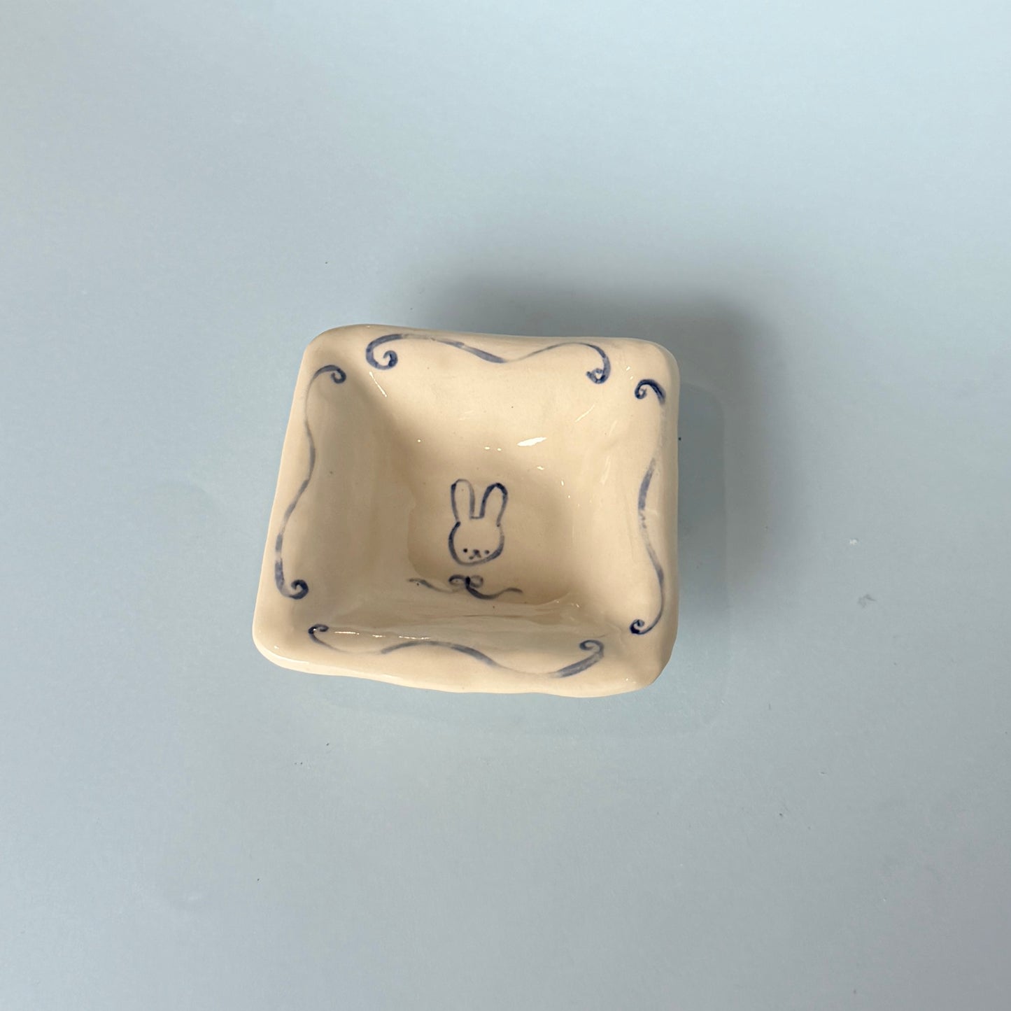 Square Bunny Dish