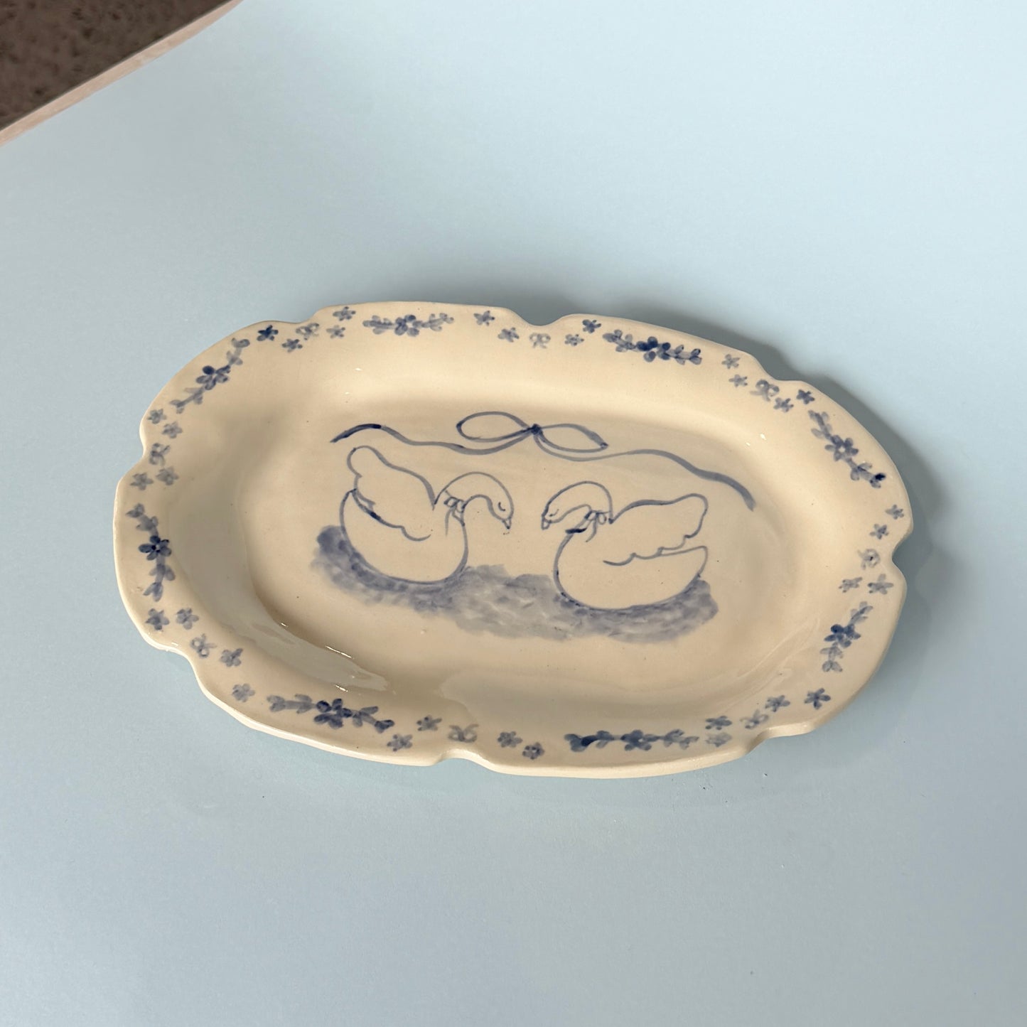 Swans in Love Platter