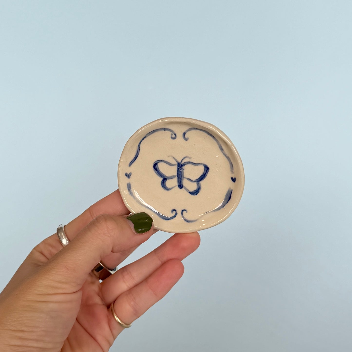 Whimsical Butterfly Trinket Dish
