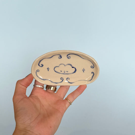 Whimsical Cloud Trinket Tray