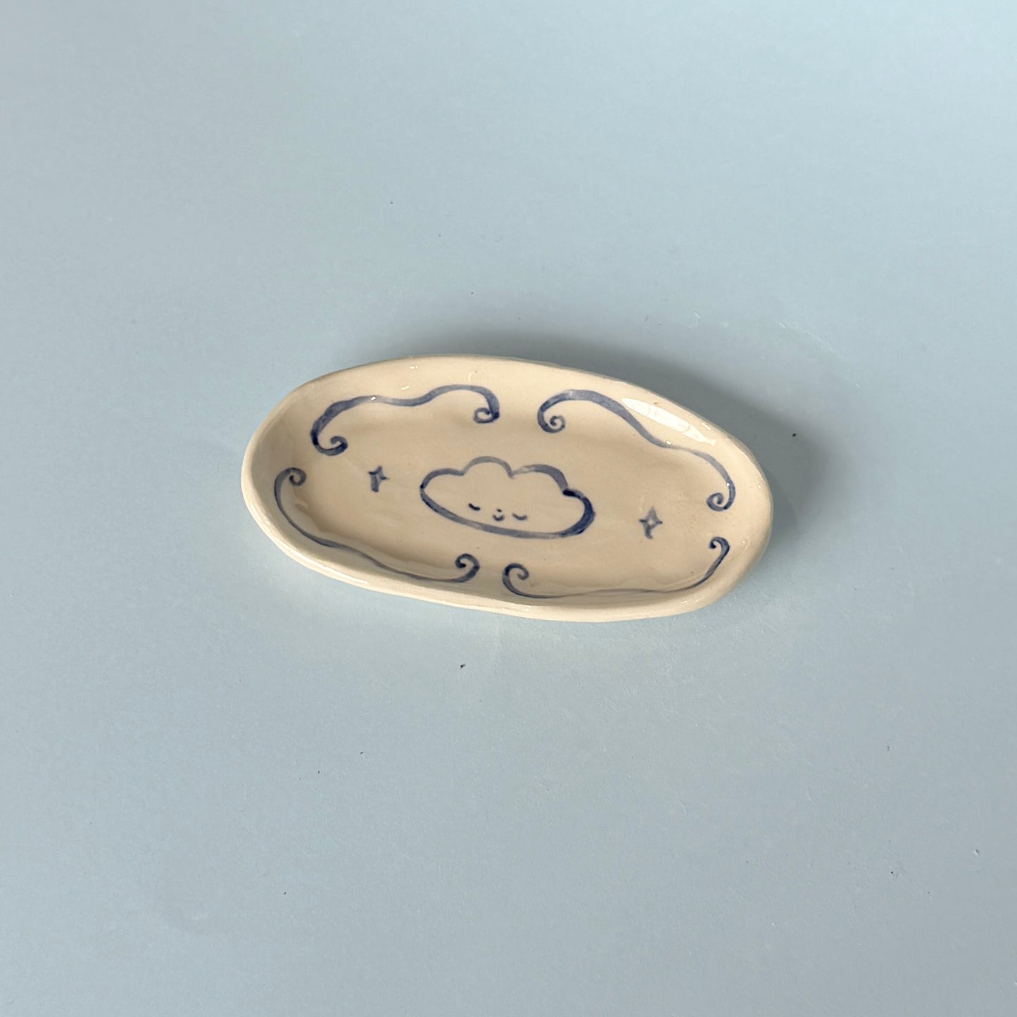 Whimsical Cloud Trinket Tray