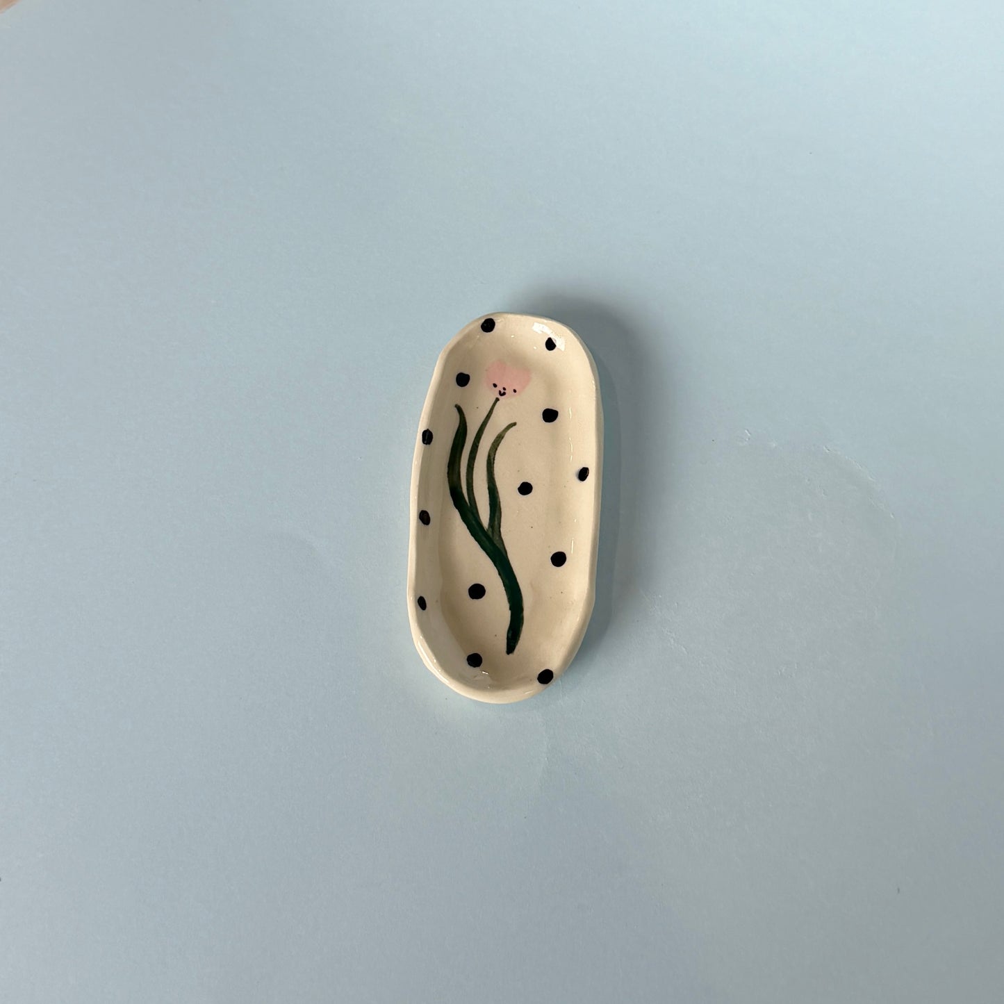 Spotty Tulip Trinket Tray