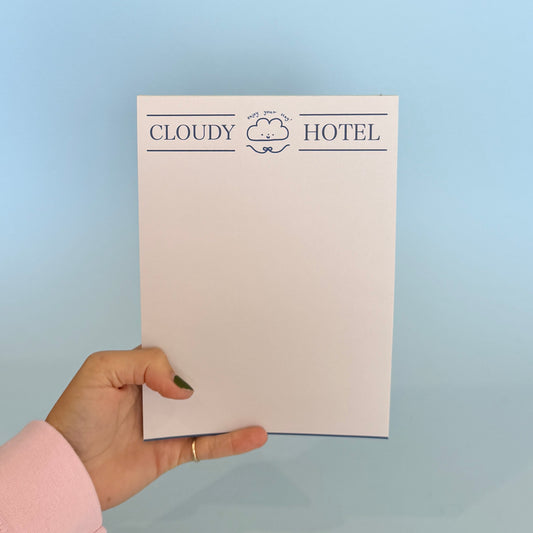 Cloudy Hotel - A5 Memo Pad