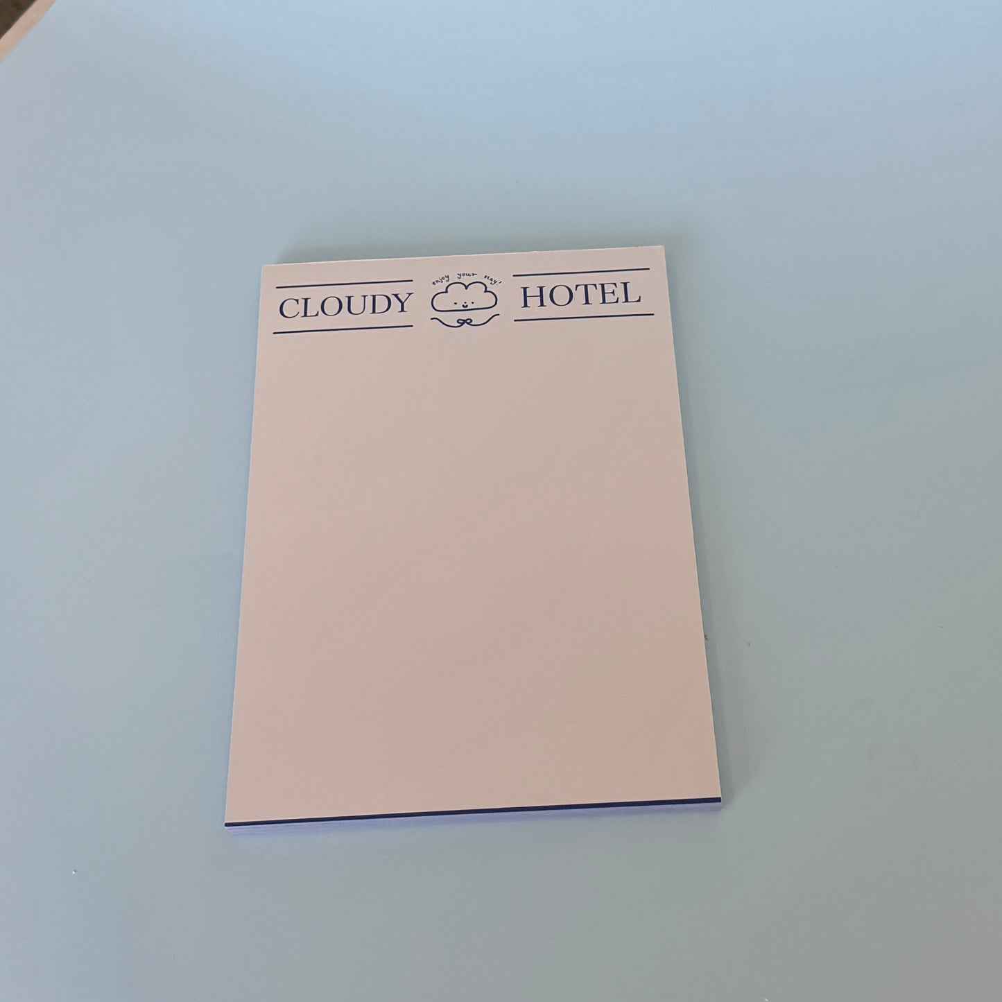 Cloudy Hotel - A5 Memo Pad