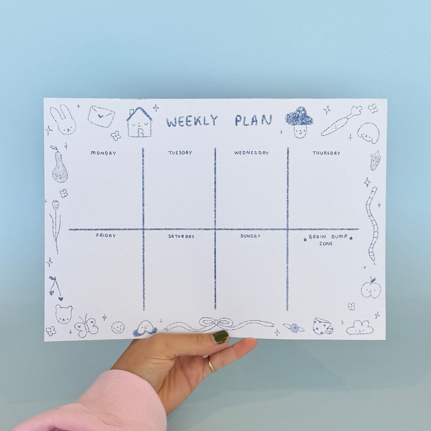 Scribbles A4 Weekly Planner